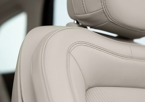 Fine craftsmanship is shown through a detailed image of front-seat stitching. | Karl Malone Lincoln in El Dorado AR