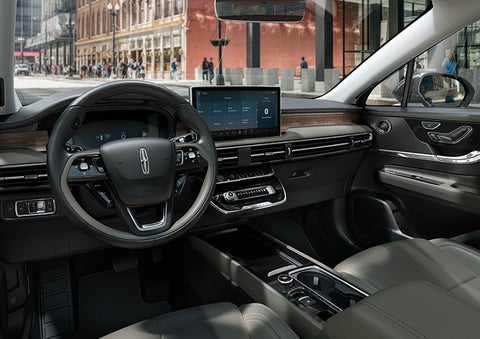 The interior dashboard of 2024 Lincoln Corsair® SUV is shown here. | Karl Malone Lincoln in El Dorado AR
