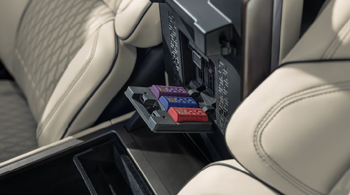 Digital Scent cartridges are shown in the diffuser located in the center arm rest. | Karl Malone Lincoln in El Dorado AR